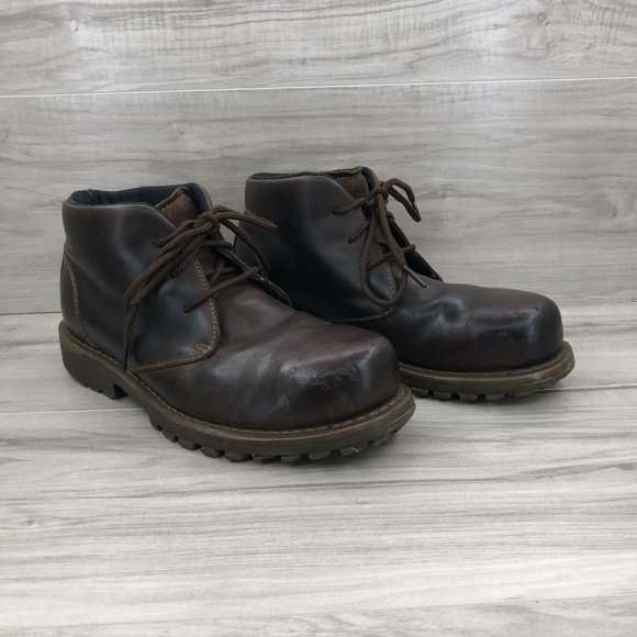 Roadmate Brown Leather Steel Toe Work Boots Men\'s Size 8 main image 6